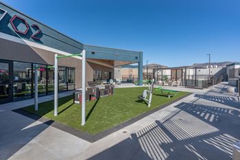 Outdoor courtyard